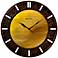 Bulova Tephra 18" Round Wall Clock