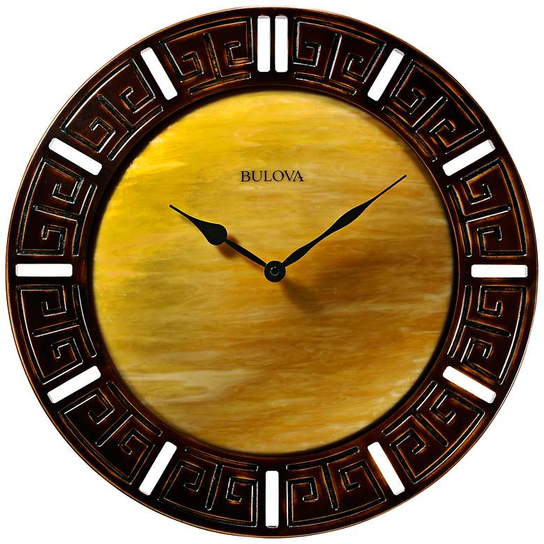 Image 1 Bulova Tephra 18 inch Round Wall Clock