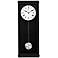 Bulova Vision 25 1/2" High Rectangular Black Wall Clock