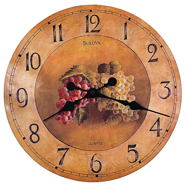 Image 1 Bulova Whittingham Decorative 18" Wide Wall Clock