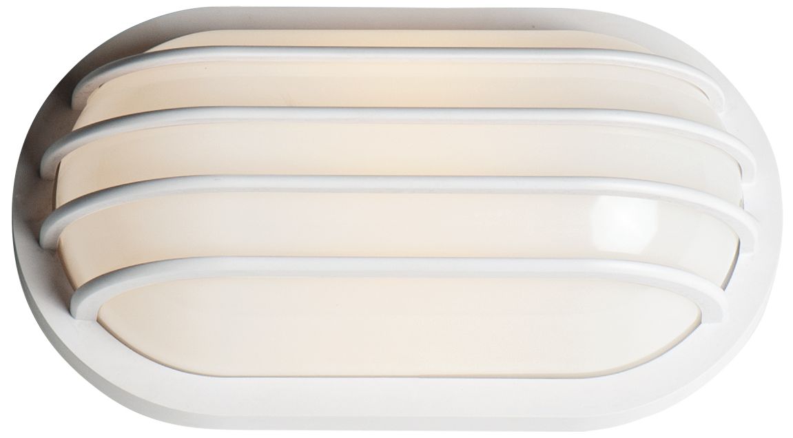 Image 2 Bulwark 1-Light 10.5" Wide White Outdoor Wall Mount