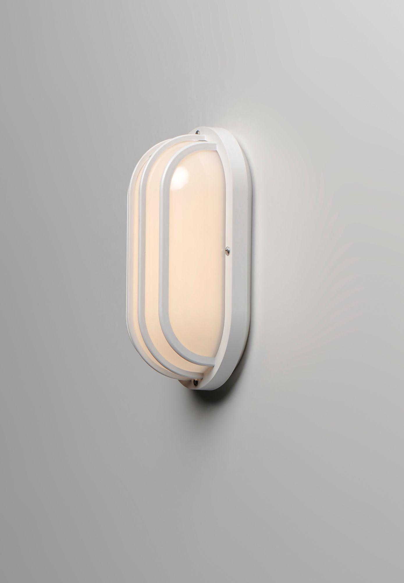 Image 3 Bulwark 1-Light 10.5" Wide White Outdoor Wall Mount more views