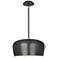 Bumper 18 1/2" Wide Deep Patina Bronze Pendant Light