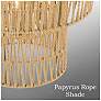 5_Bungalow Heaven 16" Wide Soft Brass 4-Light Pendant more views