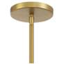 Bungalow Heaven 16" Wide Soft Brass 4-Light Pendant