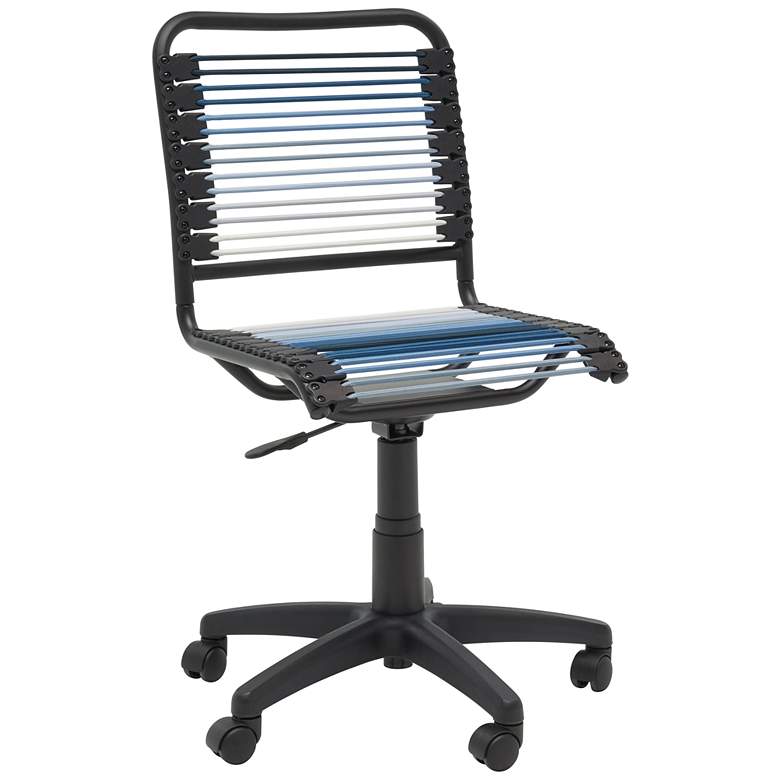 Image 1 Bungie Blue Bungie Cord Adjustable Swivel Office Chair