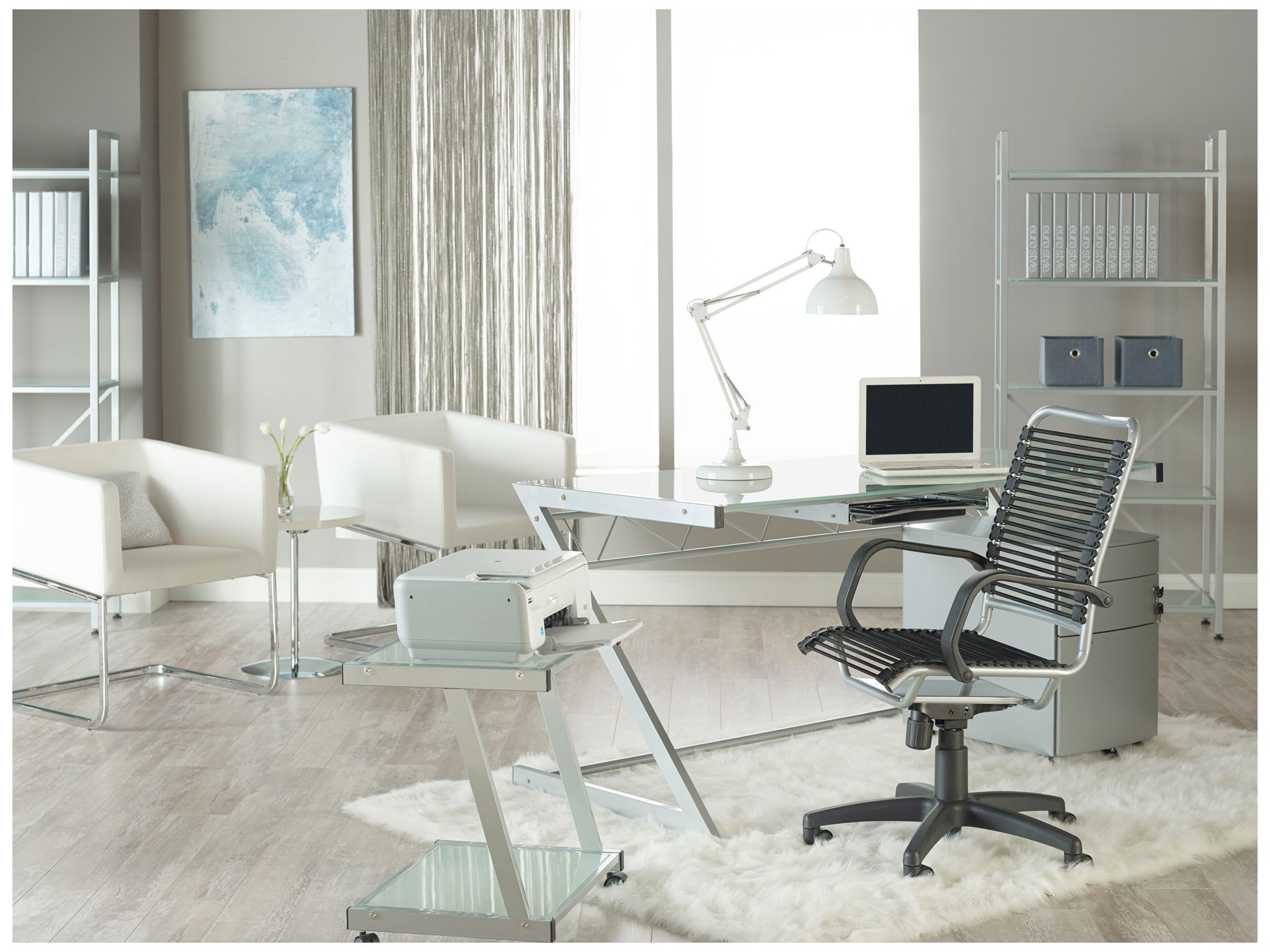 Image 5 Bungie High-Back Black and Aluminum Office Chair more views