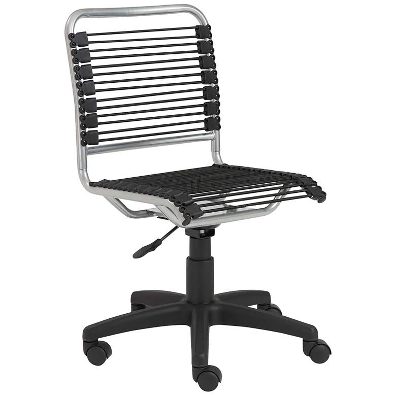 Image 3 Bungie Low Back Black and Aluminum Adjustable Office Chair