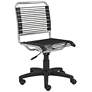 Bungie Low Back Black and Aluminum Adjustable Office Chair in scene