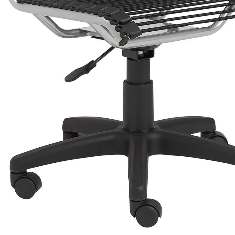 Image 5 Bungie Low Back Black and Aluminum Adjustable Office Chair more views