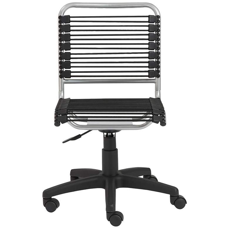 Image 6 Bungie Low Back Black and Aluminum Adjustable Office Chair more views