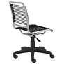 Bungie Low Back Black and Aluminum Adjustable Office Chair in scene