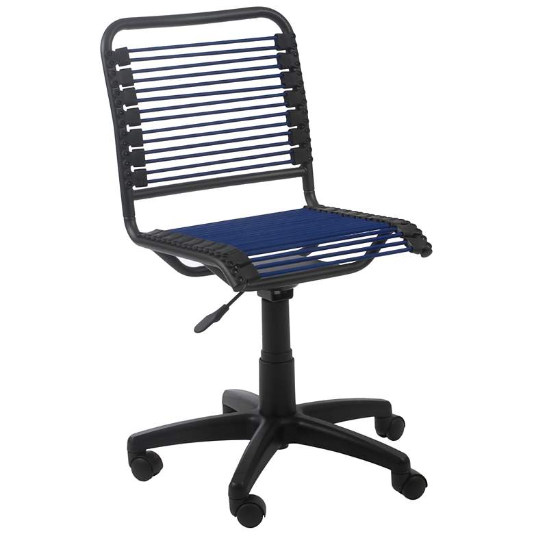 Image 1 Bungie Low-Back Black and Blue Office Chair