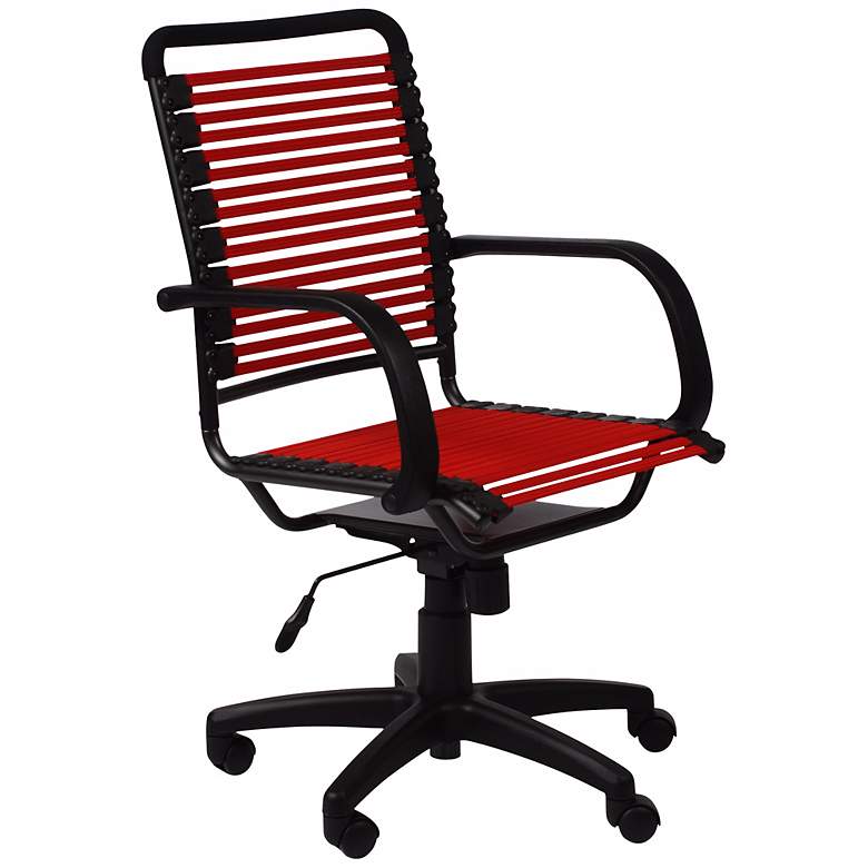 Image 2 Bungie Red Flat High Back Graphite Office Chair more views