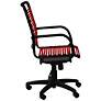 Bungie Red Flat High Back Graphite Office Chair
