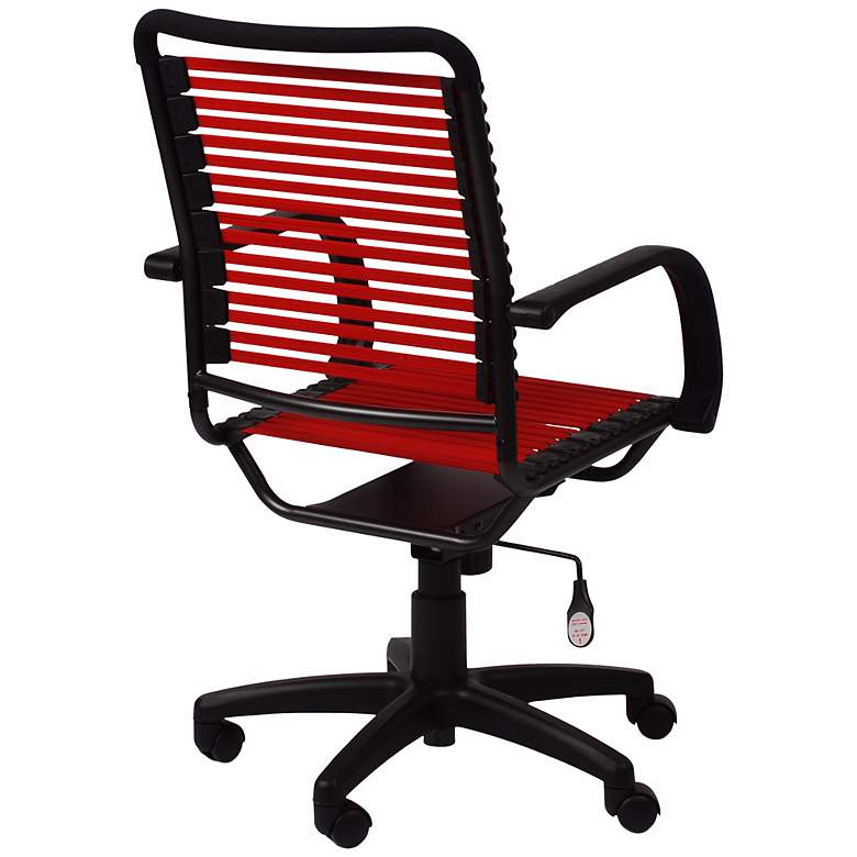 Image 4 Bungie Red Flat High Back Graphite Office Chair more views