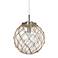 Buoy 12" Wide Brushed Nickel Mini Pendant with Clear Shade