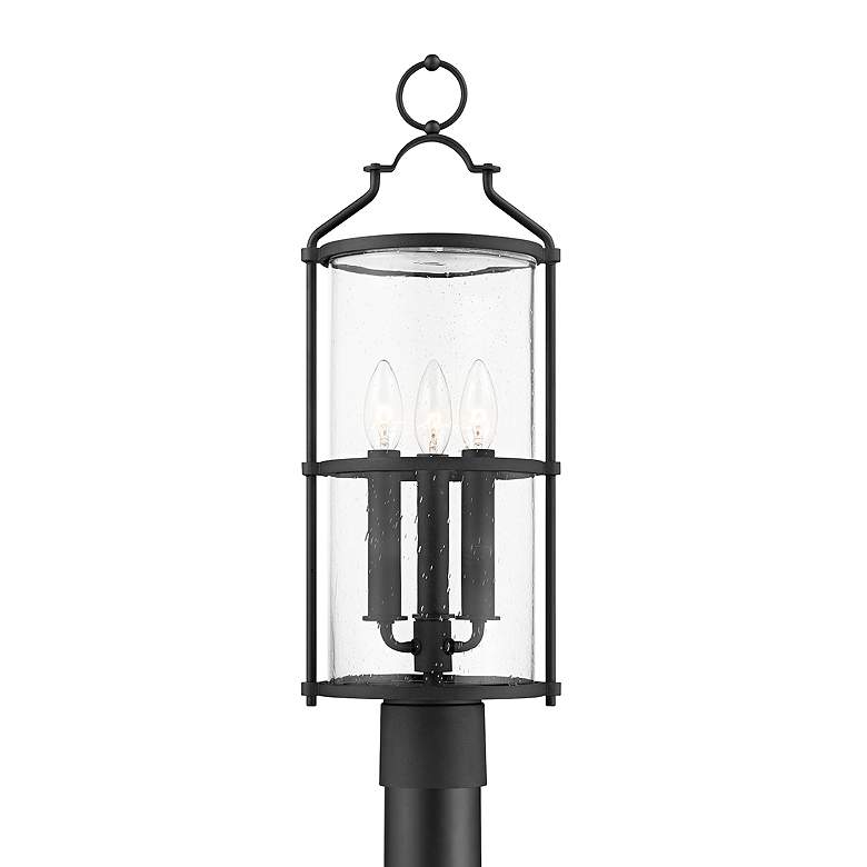 Image 2 Burbank 19 3/4" High Textured Black Outdoor Post Light more views