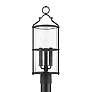 2_Burbank 19 3/4" High Textured Black Outdoor Post Light more views