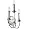 Burdeen 13 1/2" High 3-Light Chrome Wall Sconce