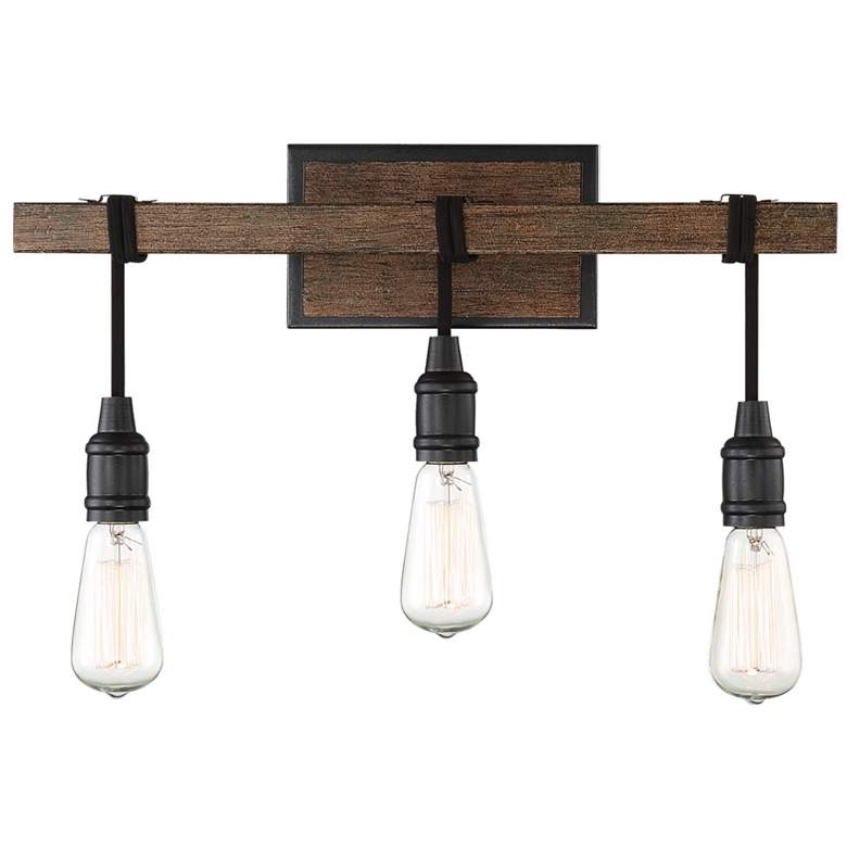 Image 1 Burgess 3-Light Bathroom Vanity Light in Durango