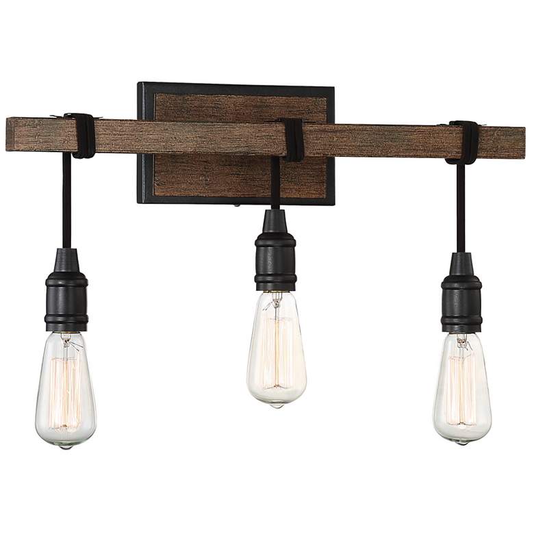 Image 3 Burgess 3-Light Bathroom Vanity Light in Durango more views