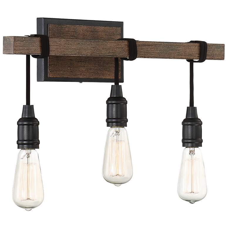 Image 4 Burgess 3-Light Bathroom Vanity Light in Durango more views