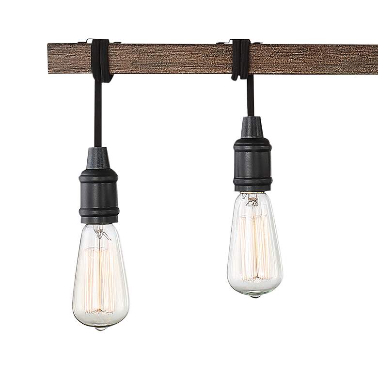 Image 3 Burgess 39" Wide Durango Bronze 6-Light Vanity Bath Light more views