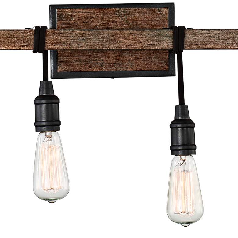 Image 2 Burgess 4-Light Bathroom Vanity Light in Durango more views