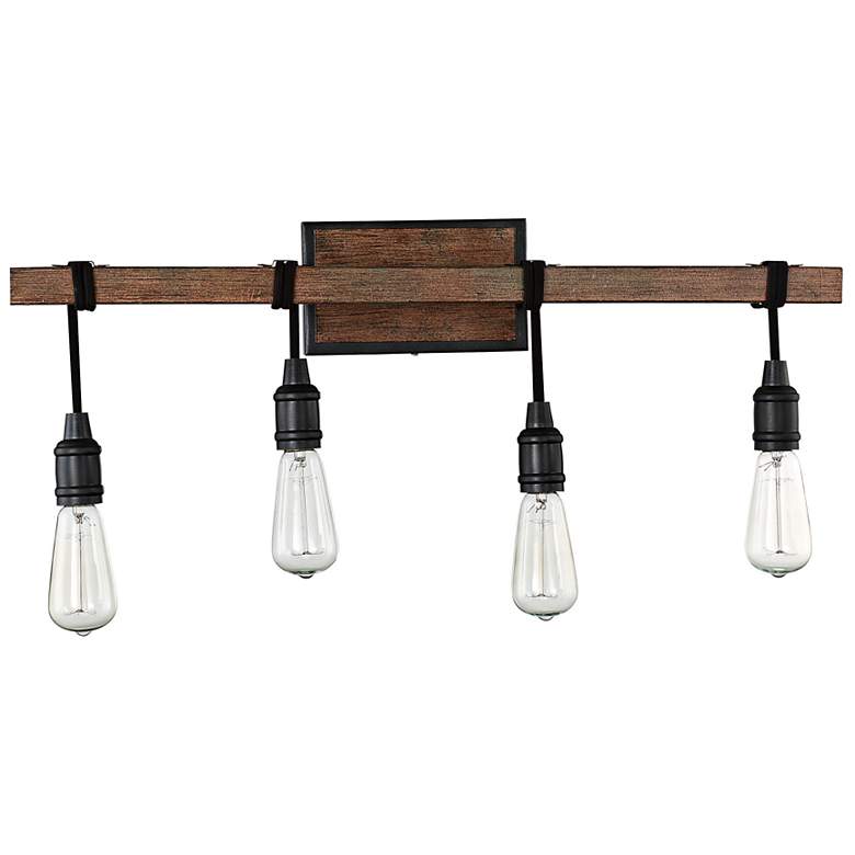 Image 3 Burgess 4-Light Bathroom Vanity Light in Durango more views