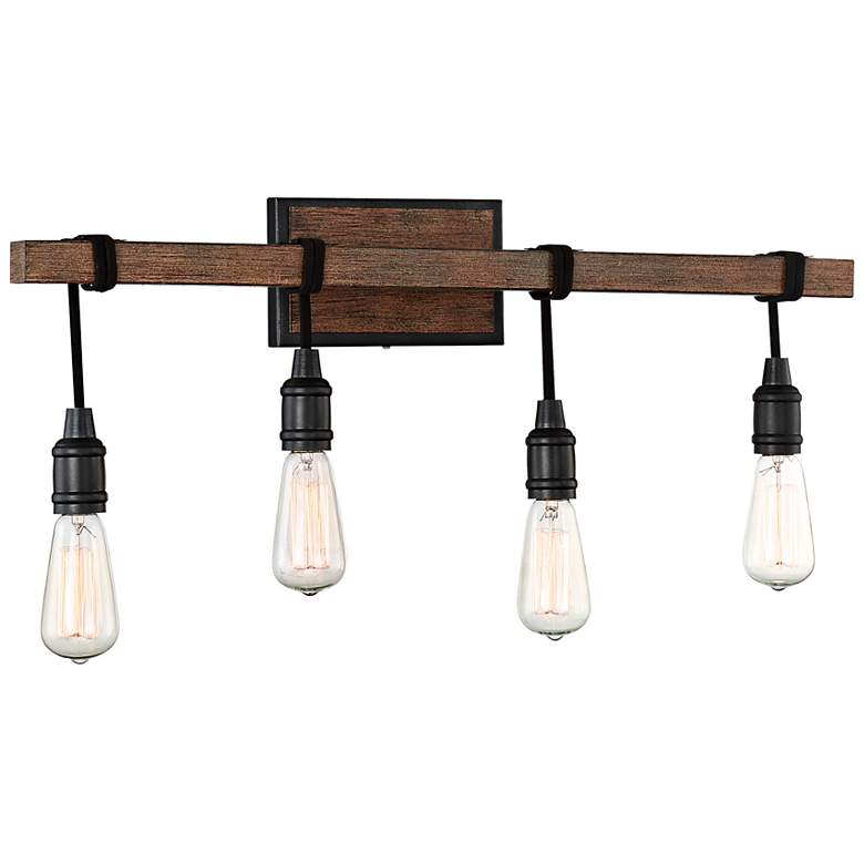 Image 4 Burgess 4-Light Bathroom Vanity Light in Durango more views