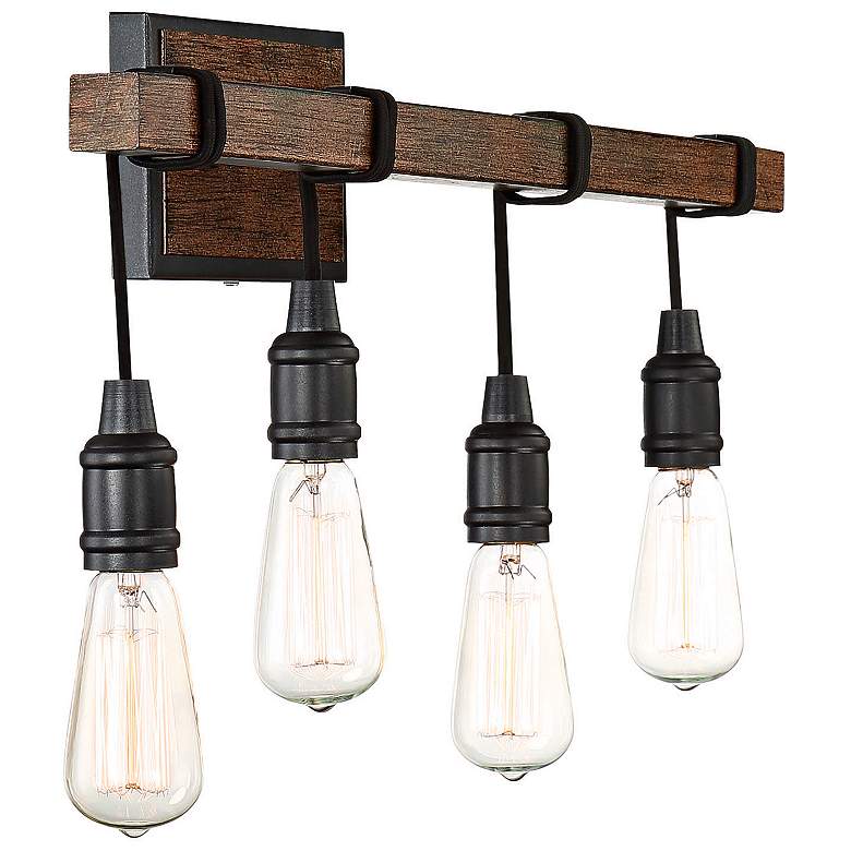 Image 5 Burgess 4-Light Bathroom Vanity Light in Durango more views