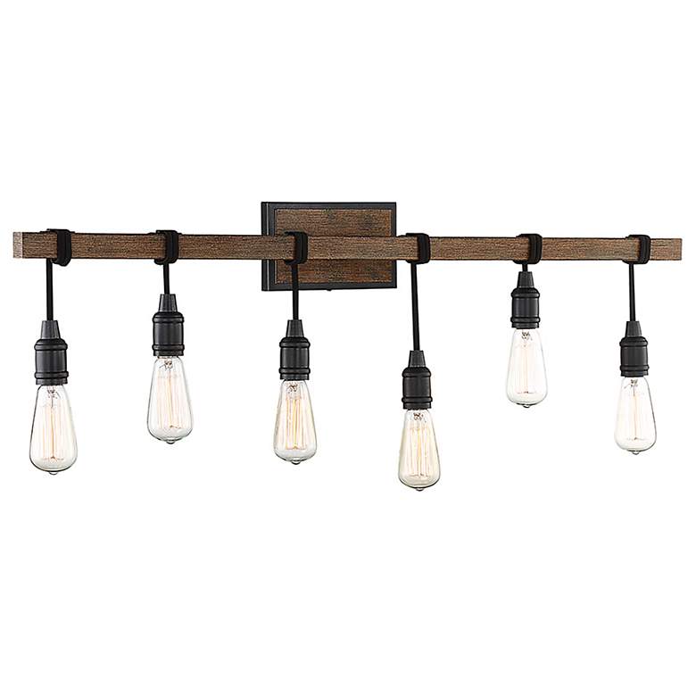 Image 5 Burgess 6-Light Bathroom Vanity Light in Durango more views