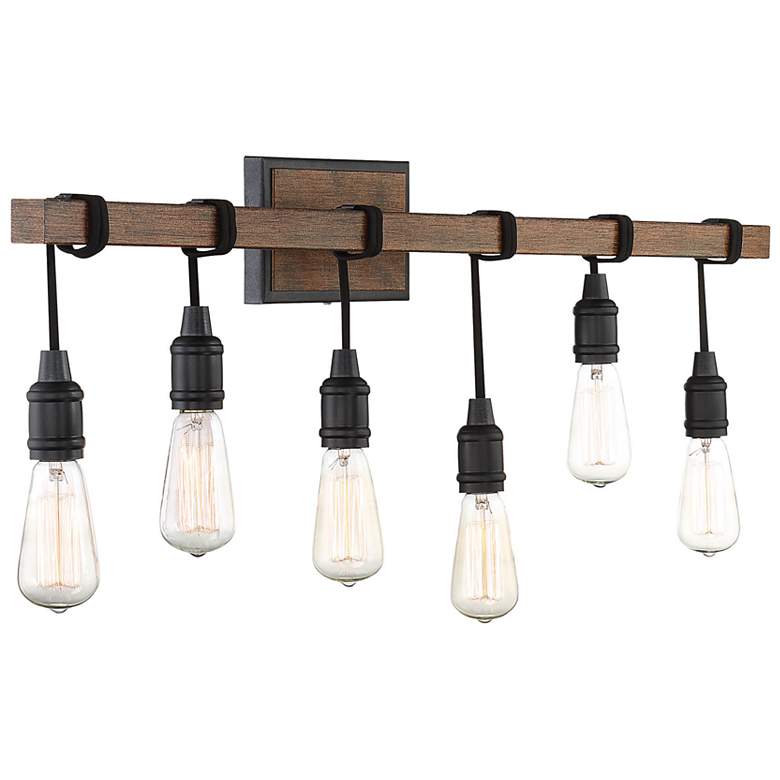 Image 6 Burgess 6-Light Bathroom Vanity Light in Durango more views