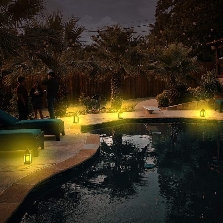 Image 7 Burk 13" High Black Dual Modes LED Hanging Light more views