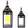 Burk 14 1/4"H Black Dual Modes LED Hanging Light