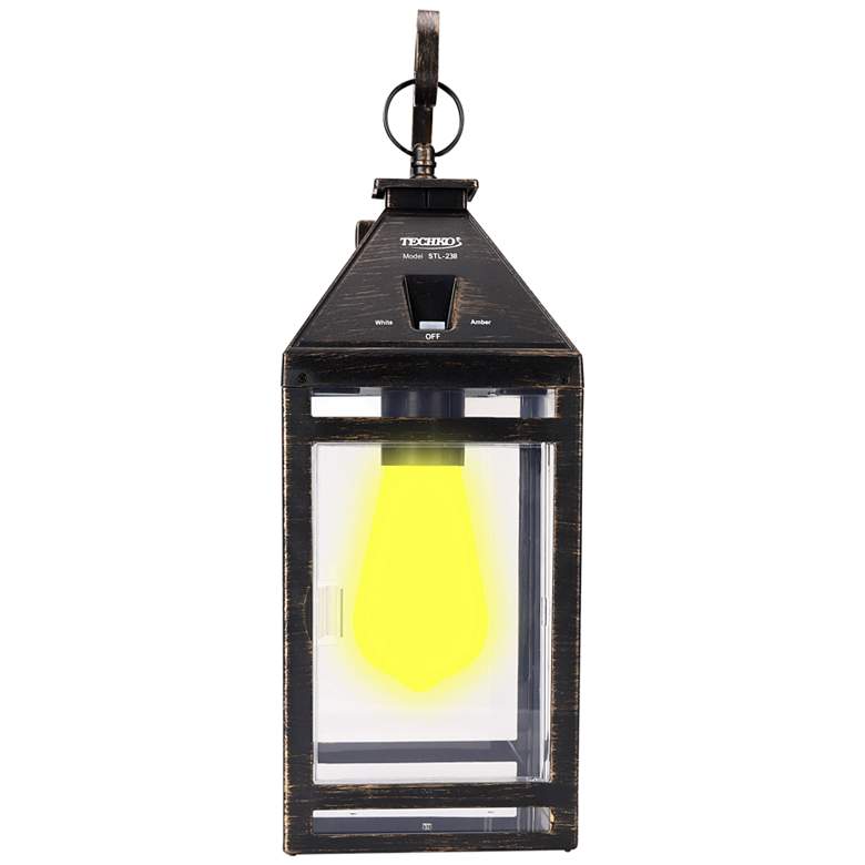 Image 2 Burk 14 1/4 inchH Black Dual Modes LED Hanging Light more views