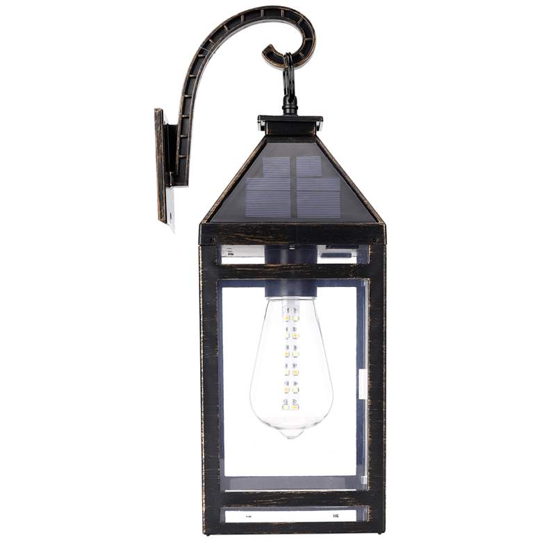 Image 4 Burk 14 1/4 inchH Black Dual Modes LED Hanging Light more views