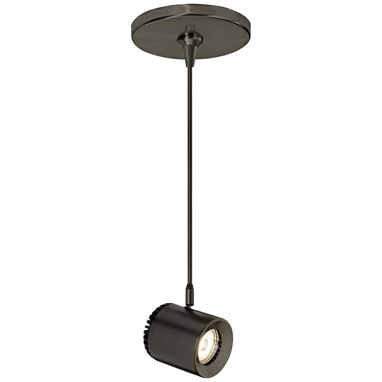 Image 1 Burk 3" Wide Antique Bronze LED Freejack Track Head
