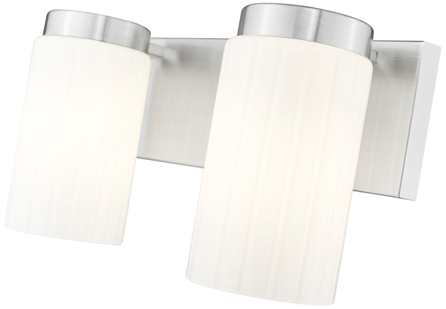 Image 6 Burk by Z-Lite Brushed Nickel 13.75 inch 2 Light Vanity more views