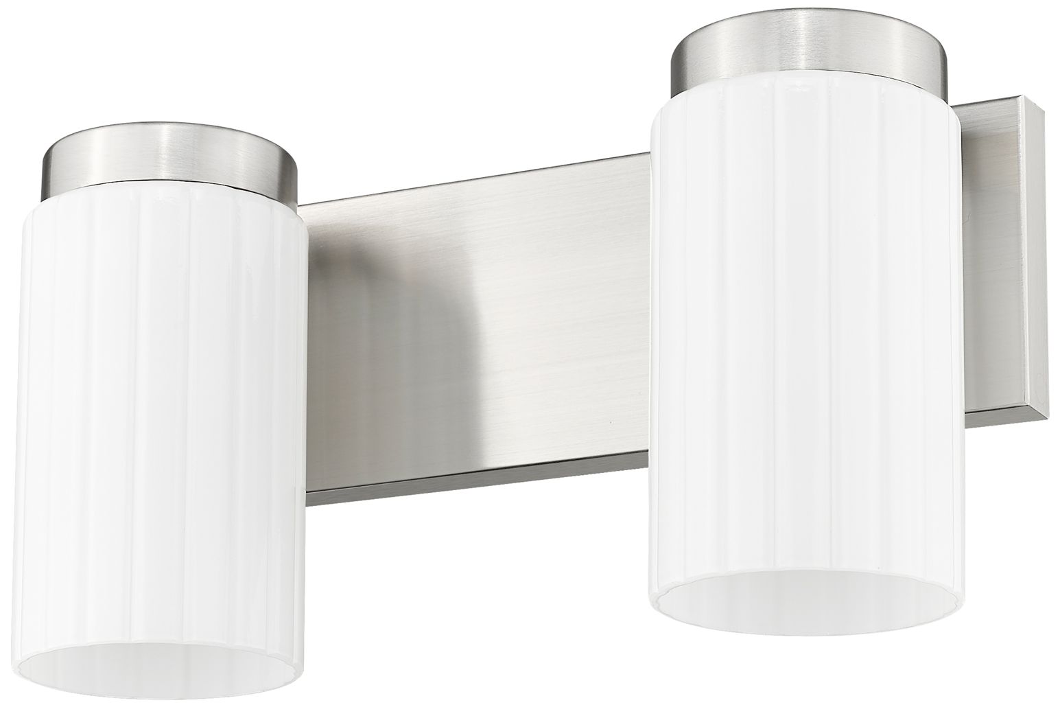 Image 7 Burk by Z-Lite Brushed Nickel 13.75 inch 2 Light Vanity more views