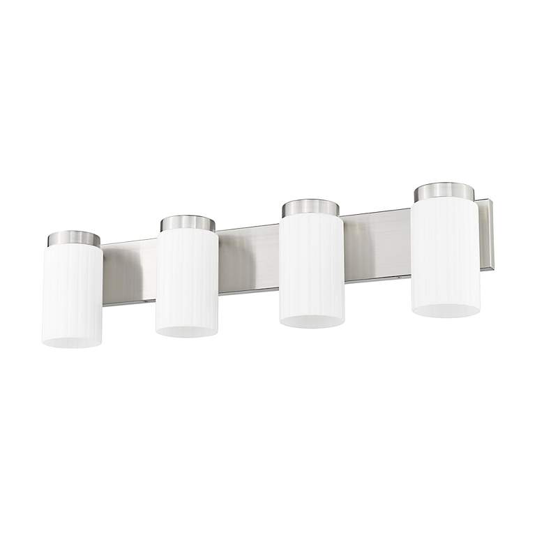 Image 7 Burk by Z-Lite Brushed Nickel 30 inch 4 Light Vanity more views