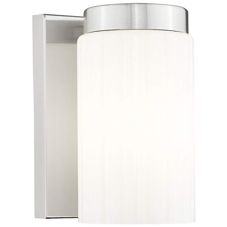Image 1 Burk by Z-Lite Brushed Nickel 4.25 inch 1 Light Wall Sconce