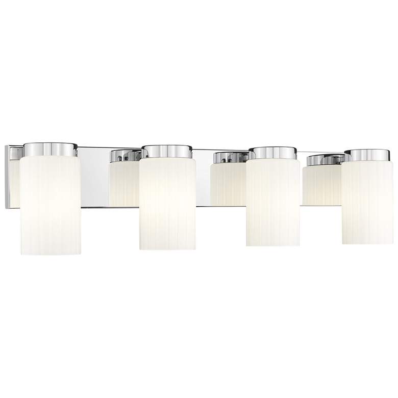 Image 1 Burk by Z-Lite Chrome 30 inch 4 Light Vanity