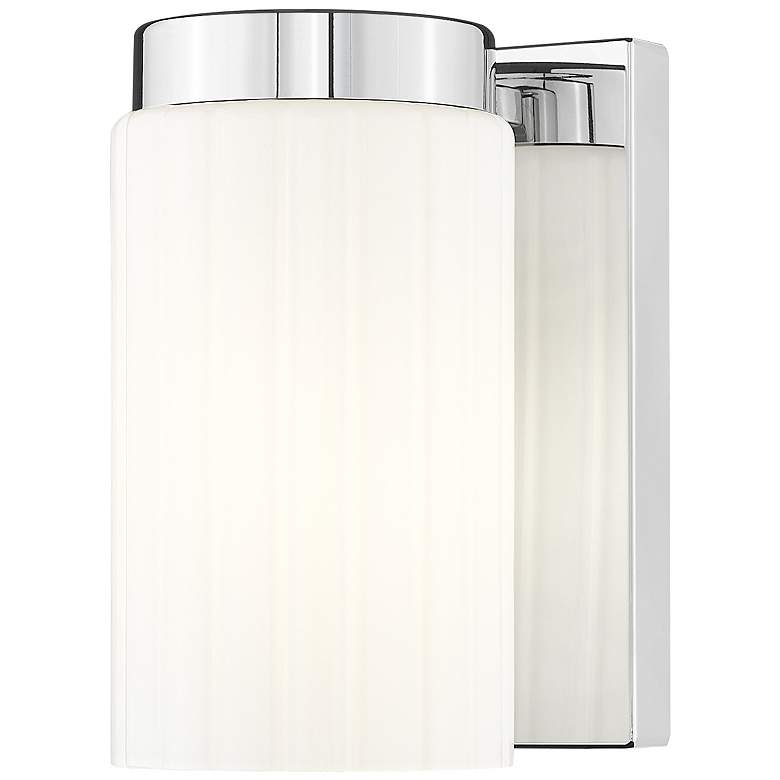 Image 2 Burk by Z-Lite Chrome 4.25 inch 1 Light Wall Sconce