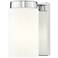 Burk by Z-Lite Chrome 4.25 inch 1 Light Wall Sconce