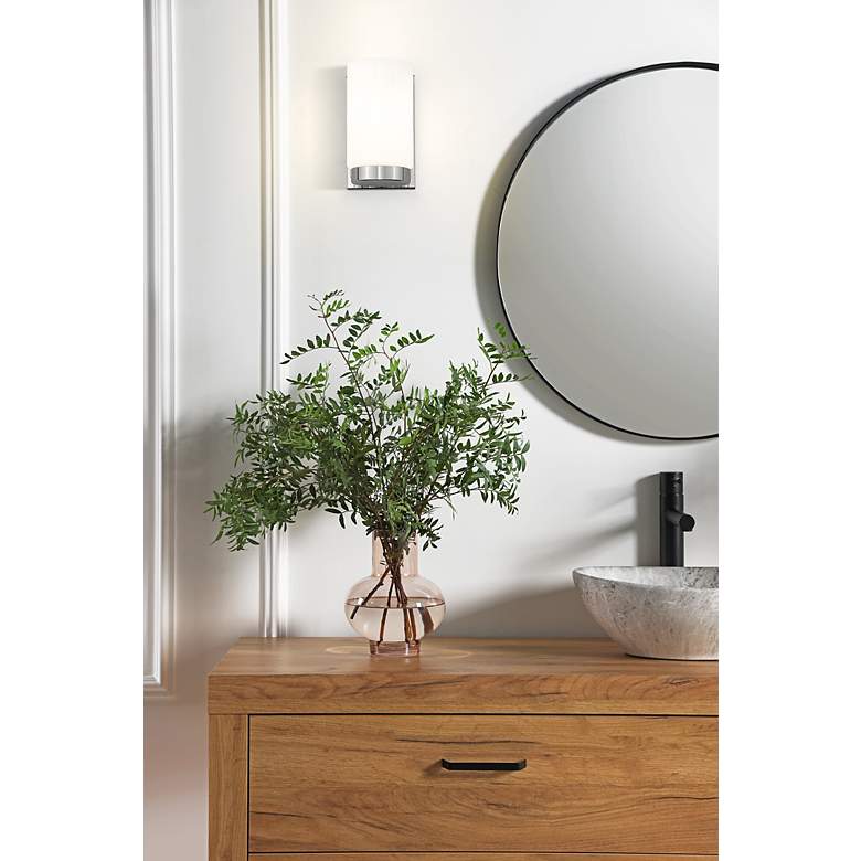 Image 5 Burk by Z-Lite Chrome 4.25 inch 1 Light Wall Sconce more views