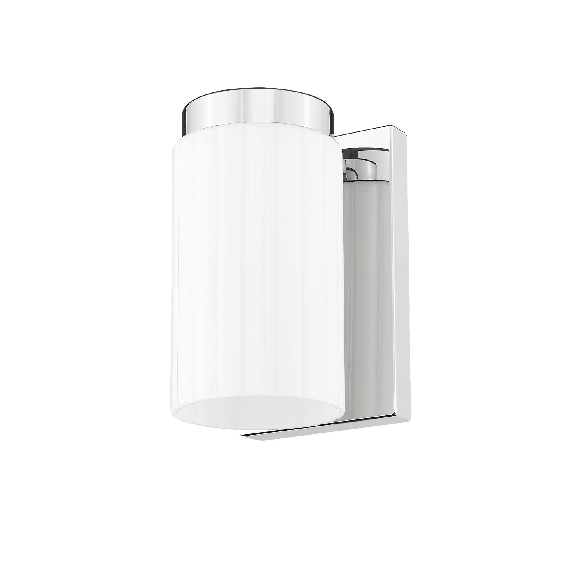 Burk by Z-Lite Chrome 4.25 inch 1 Light Wall Sconce