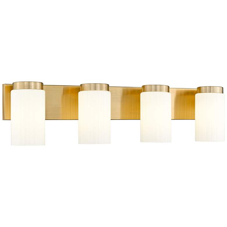 Image 1 Burk by Z-Lite Luxe Gold 30 inch 4 Light Vanity