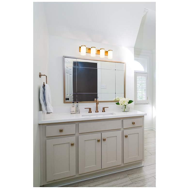 Image 3 Burk by Z-Lite Luxe Gold 30 inch 4 Light Vanity more views